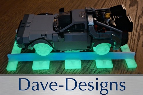 Lego delorean 77256 display - lego,