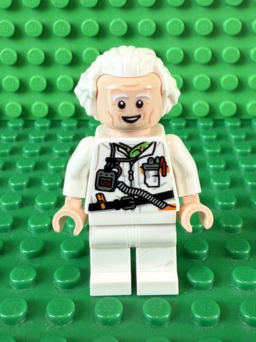 Lego minifigure doc brown - doc, back